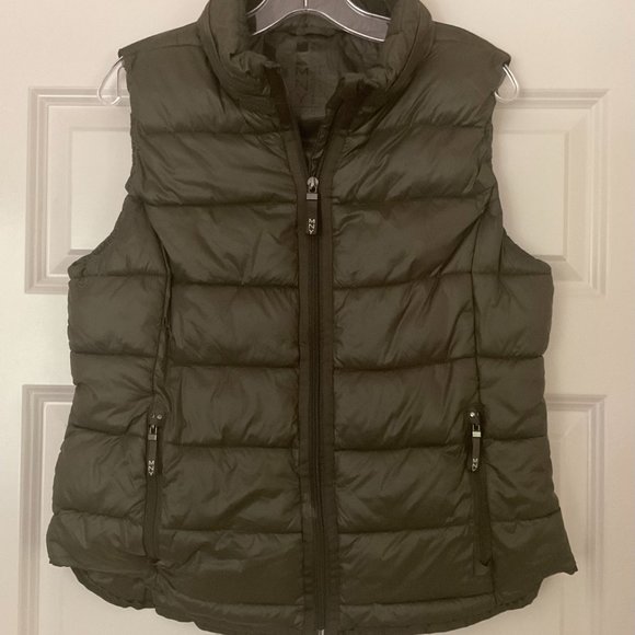 Marc New York Olive Puffer Vest - Picture 1 of 5